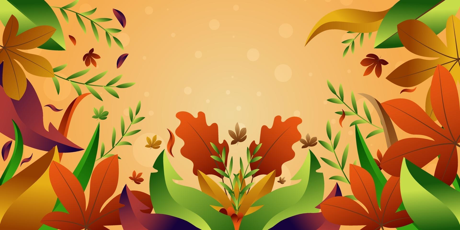 Floral Background and Template vector