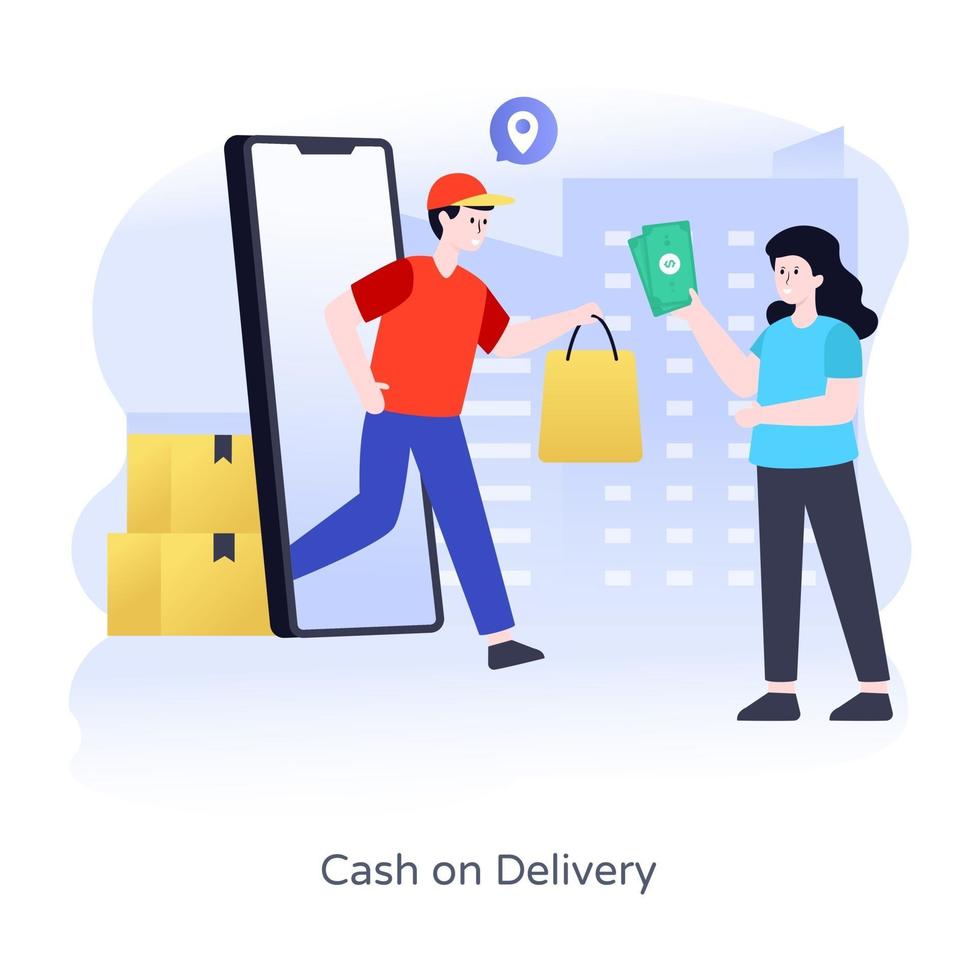 Cash on Delivery vector