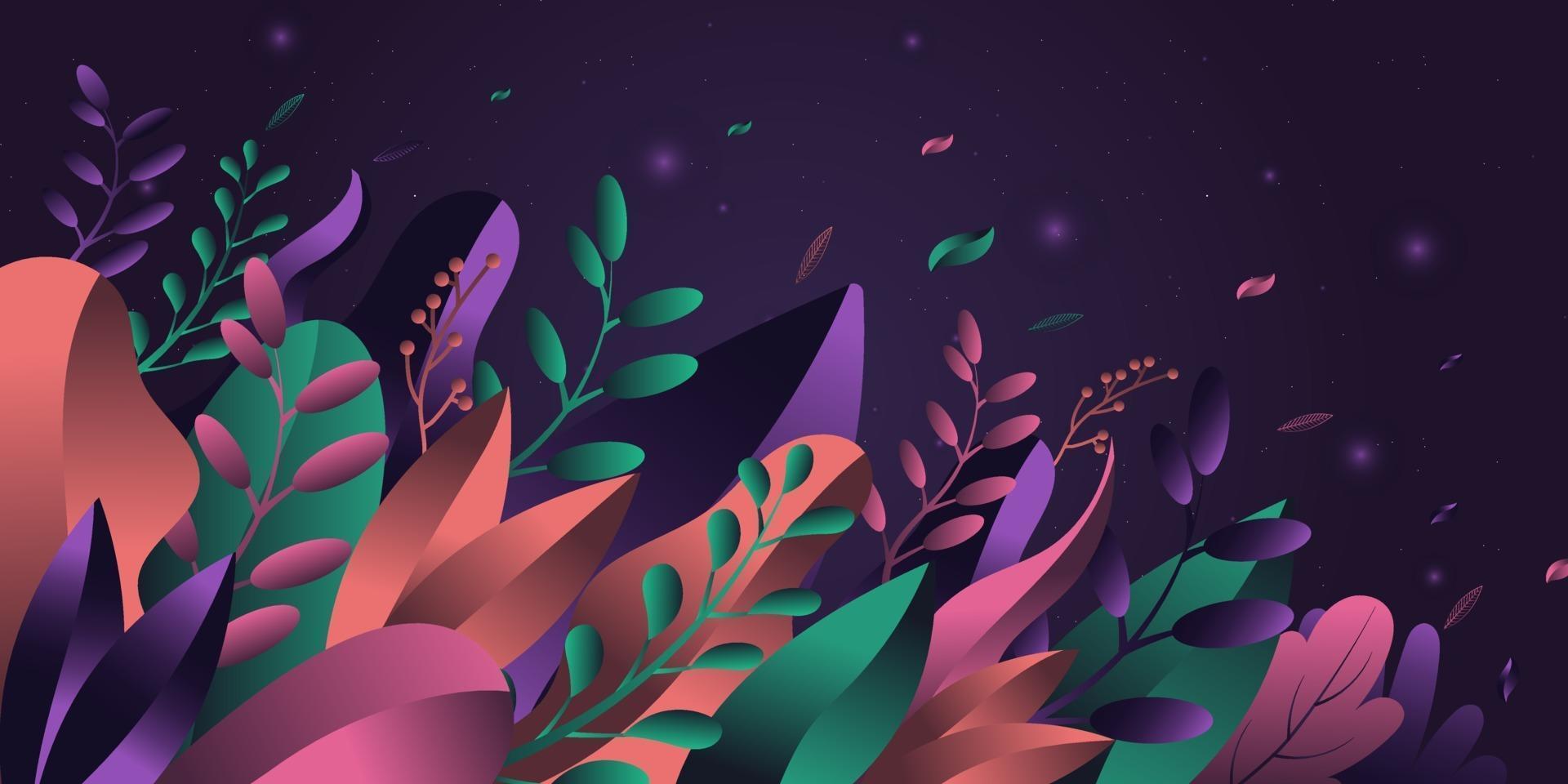 Floral Background and Template vector