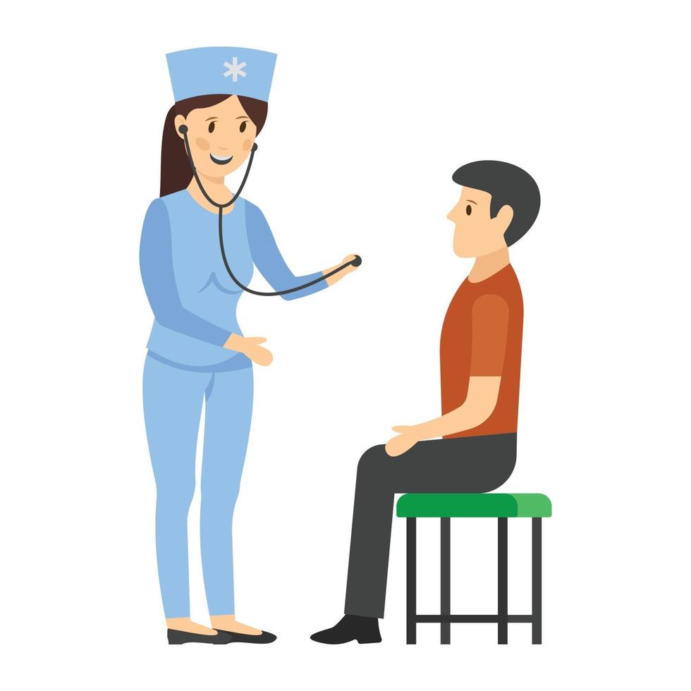 Medical Checkup and Consultation vector