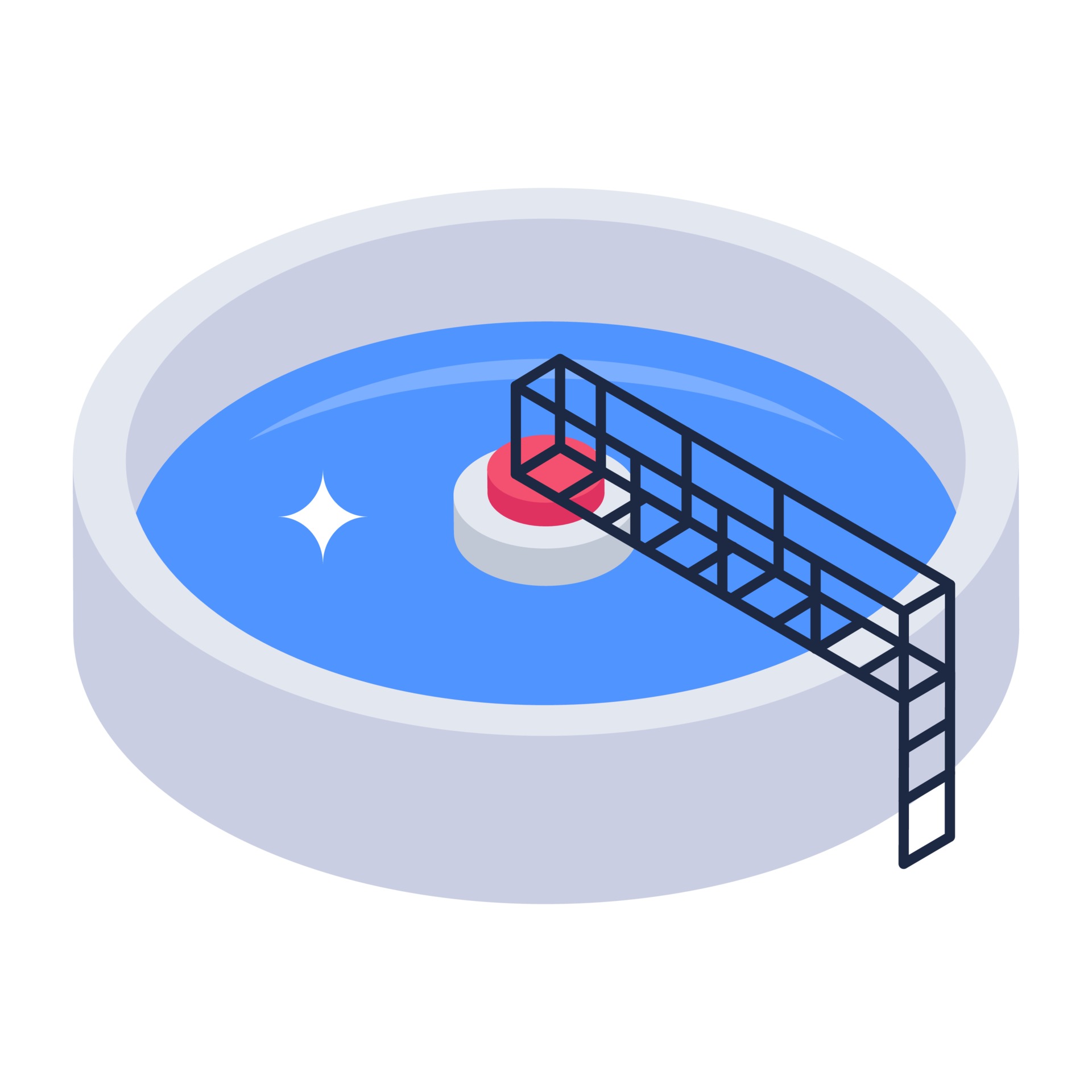planta de tratamiento de aguas residuales 3417545 Vector en Vecteezy