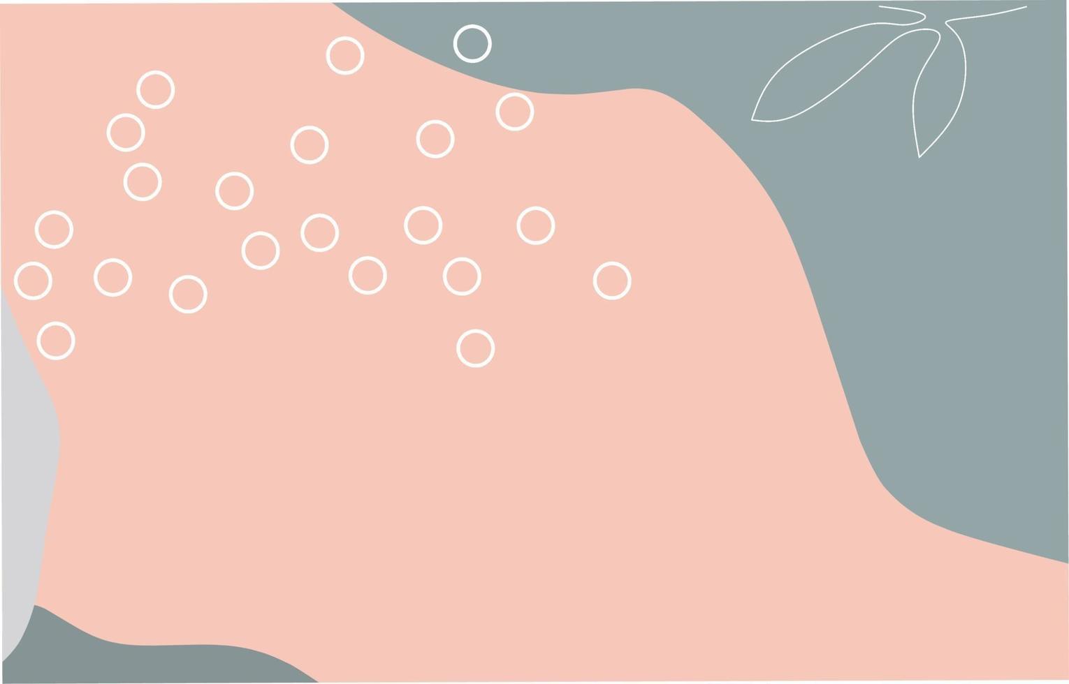 contemporary artistic abstract aesthetic background illustration vector