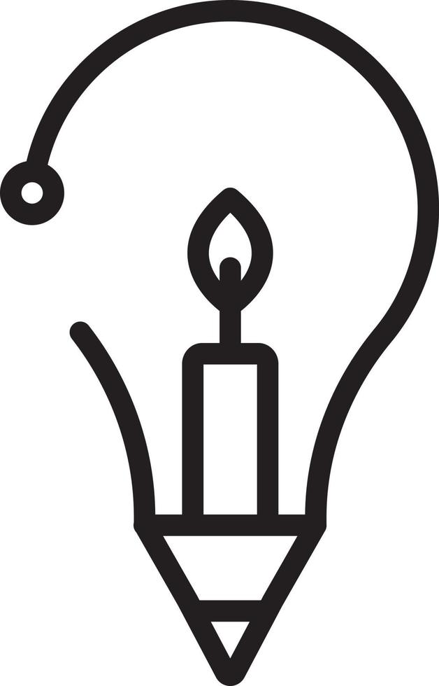 Line icon for creative vector