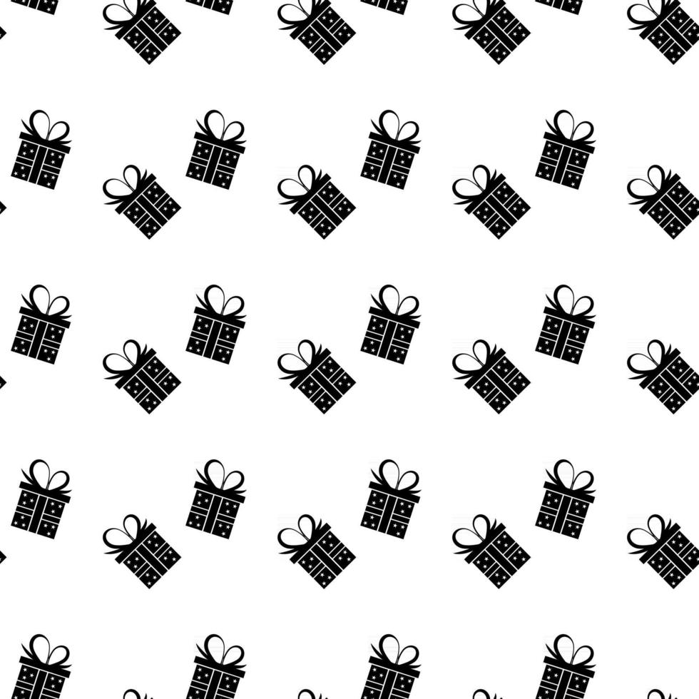 gift box seamless pattern vector