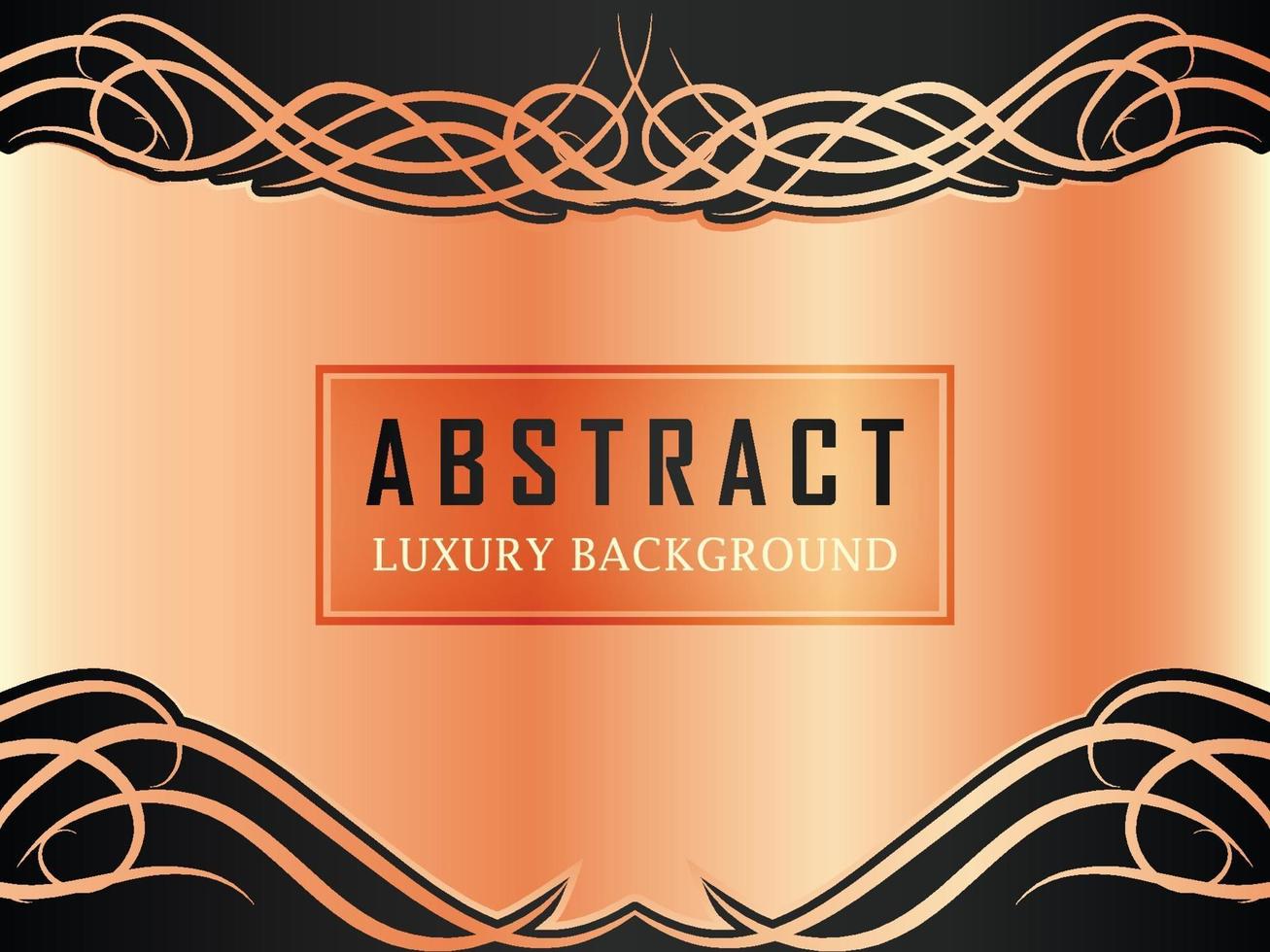 Abstract Luxury Rose Gold Ornamental background vector