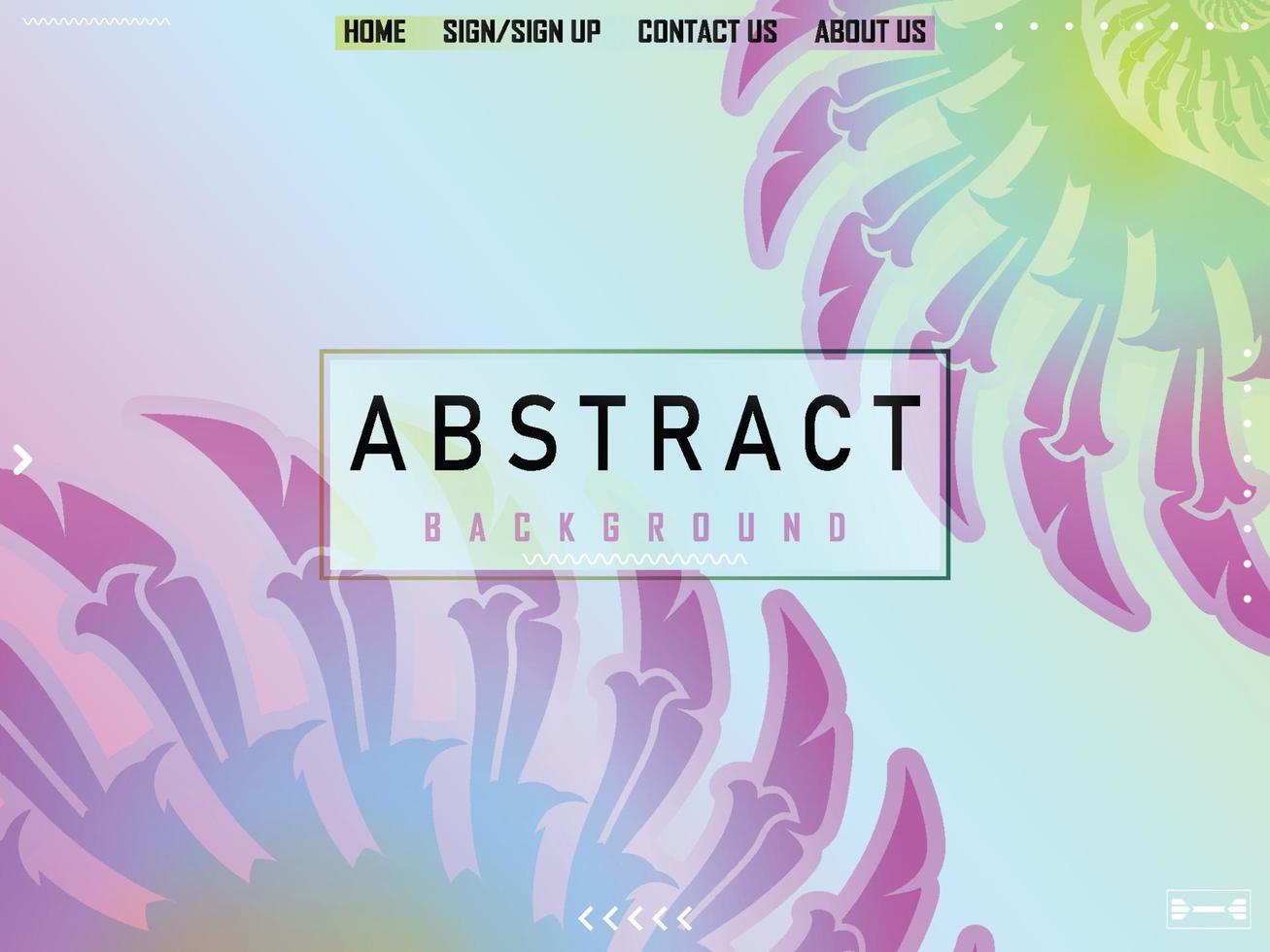 Abstract Spring Color Gradient Background vector