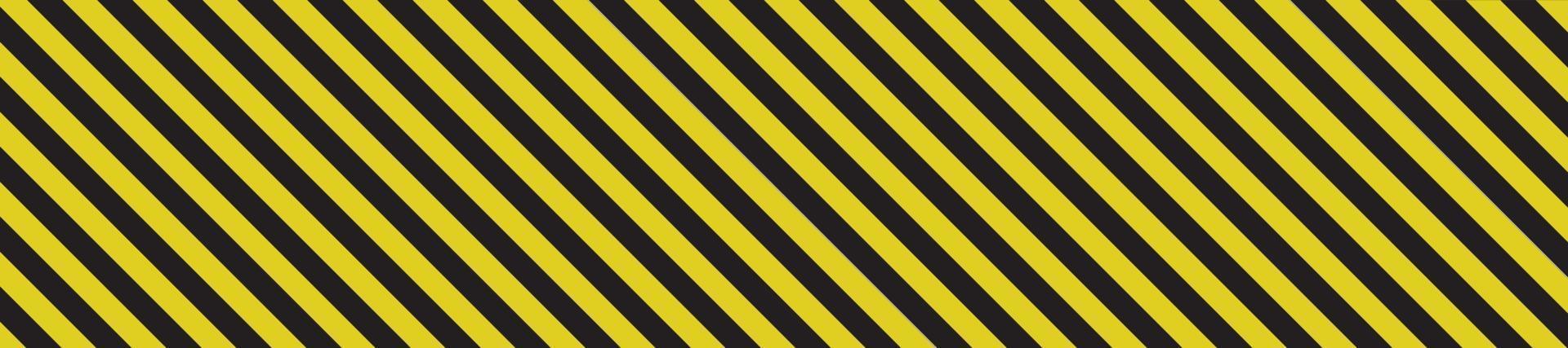 Traditional warning stripe. Vector illustration