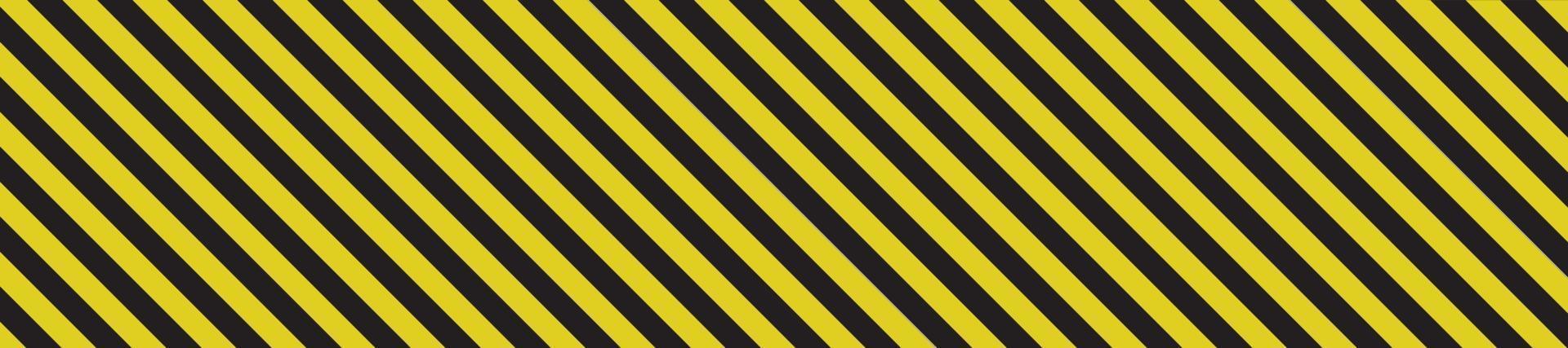 Traditional warning stripe. Vector illustration