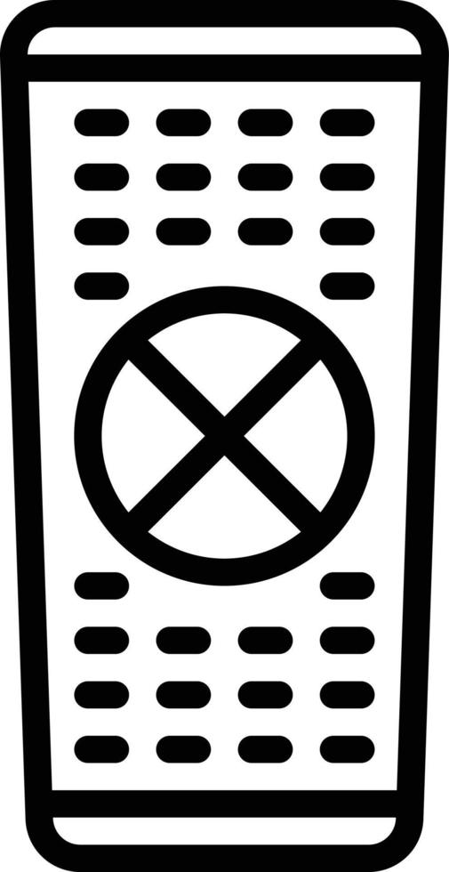 Line icon for control vector