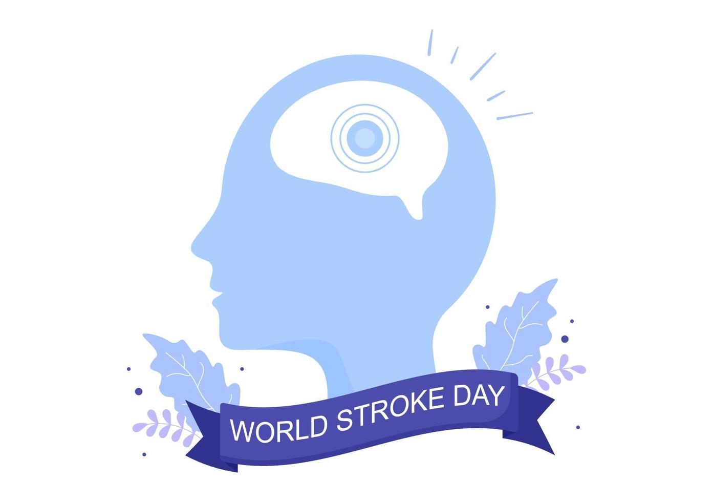 World Stroke Day Vector illustration