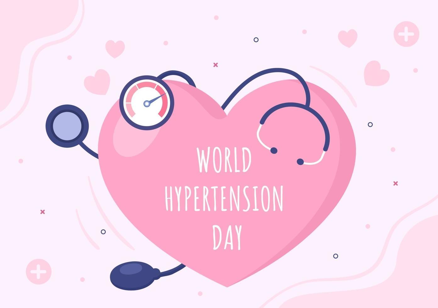 World Hypertension Day Vector illustration