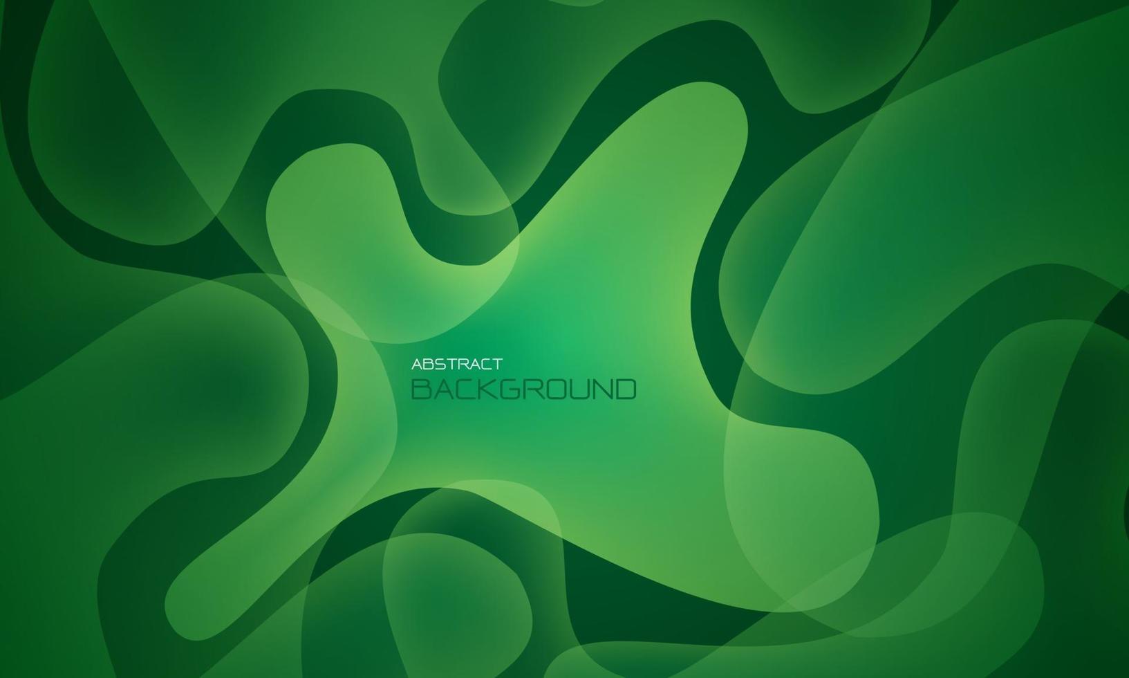 Fondo futurista de tecnología geométrica líquida líquido verde abstracto vector