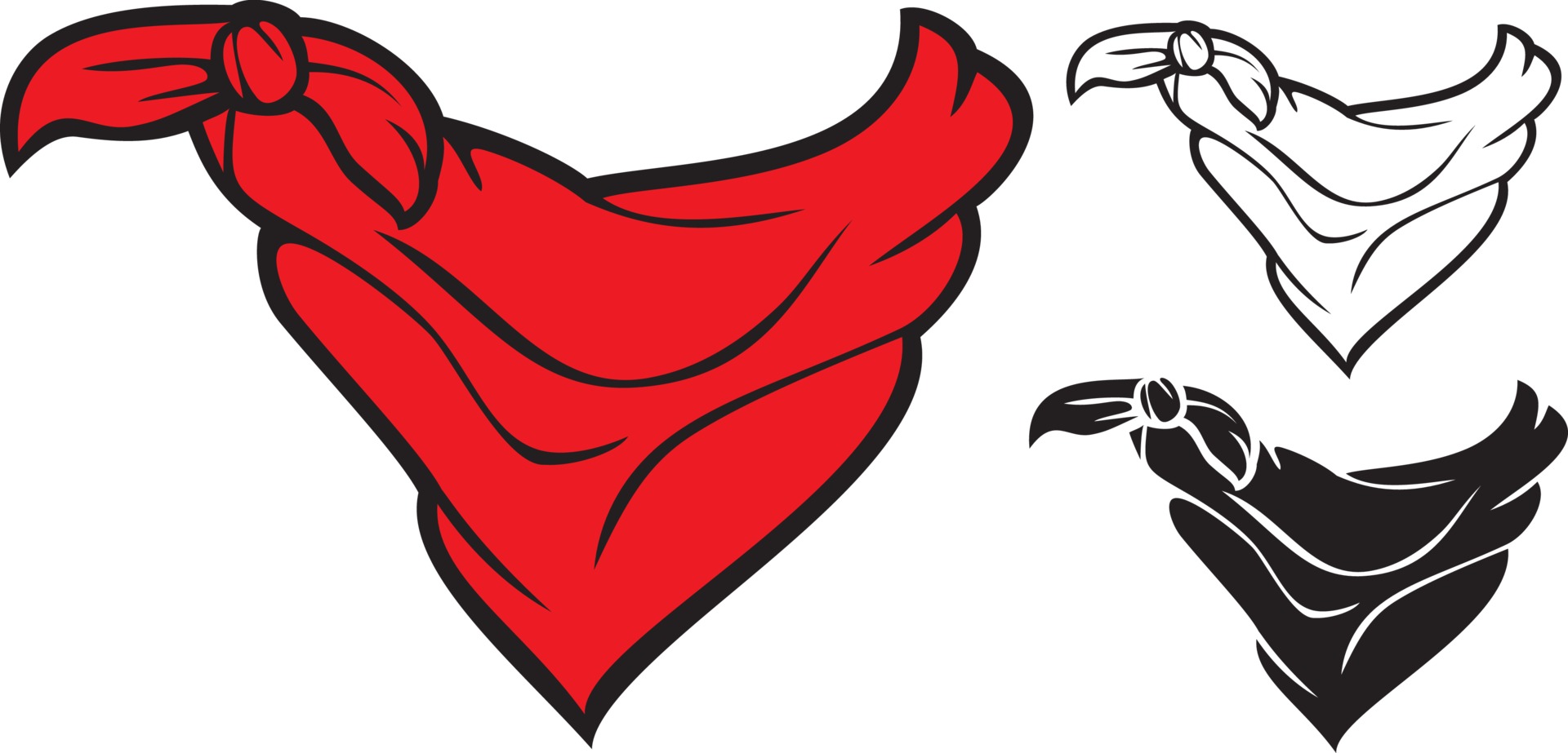 Cowboy Bandana Icon 3419812 Vector Art at Vecteezy