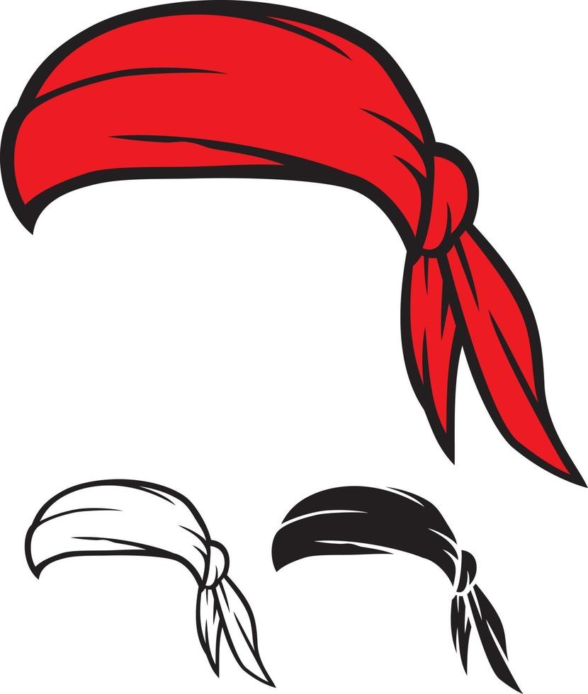 diseño de icono de bandana vector