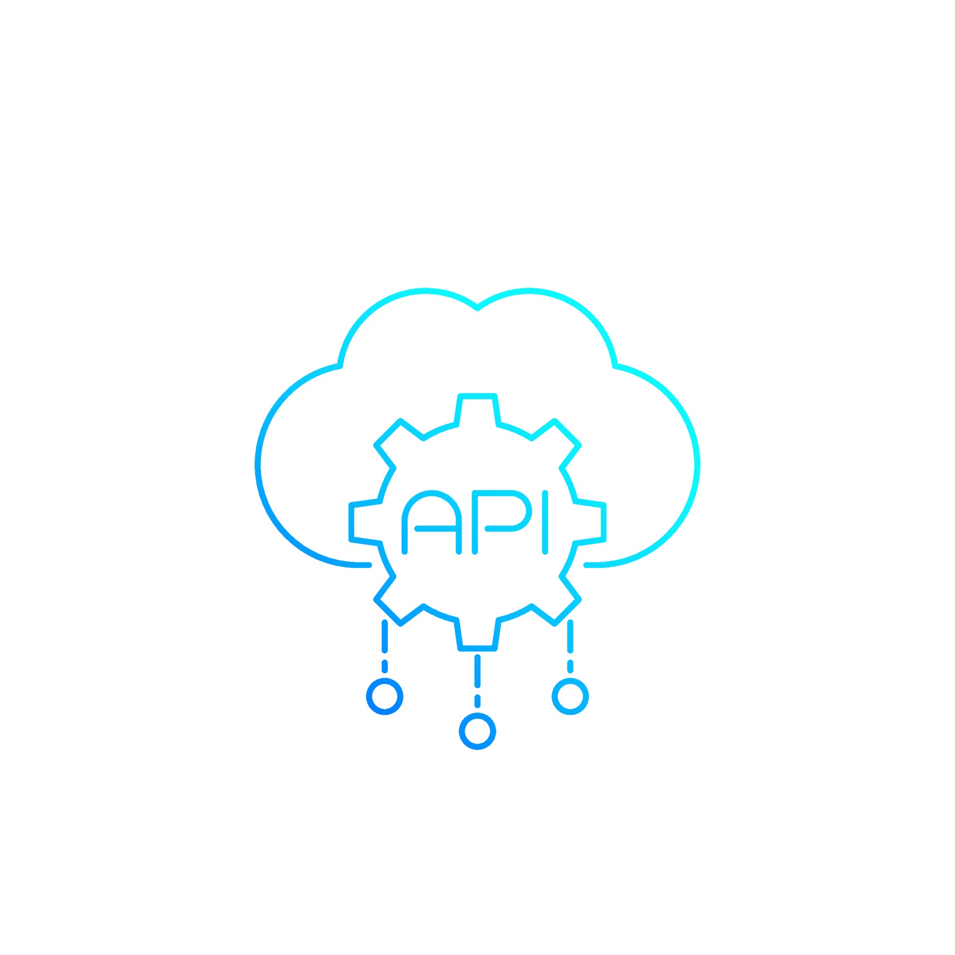 Cloud API line icon 3420319 Vector Art at Vecteezy