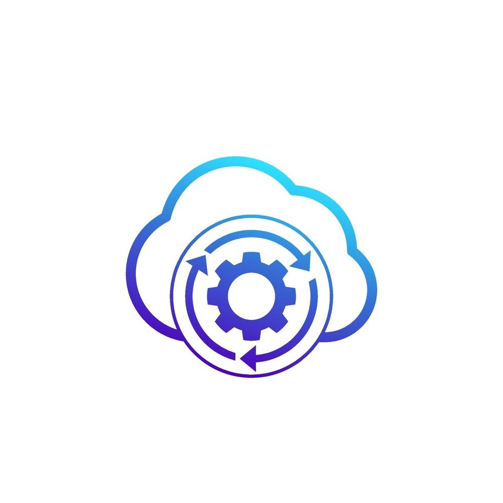 Cloud storage settings, hosting configuration, vector