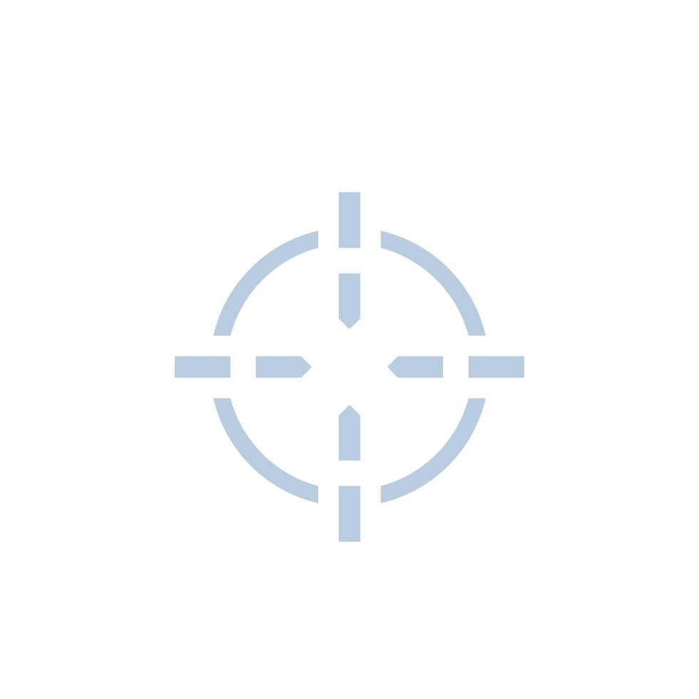 crosshair, vector icon for web and print