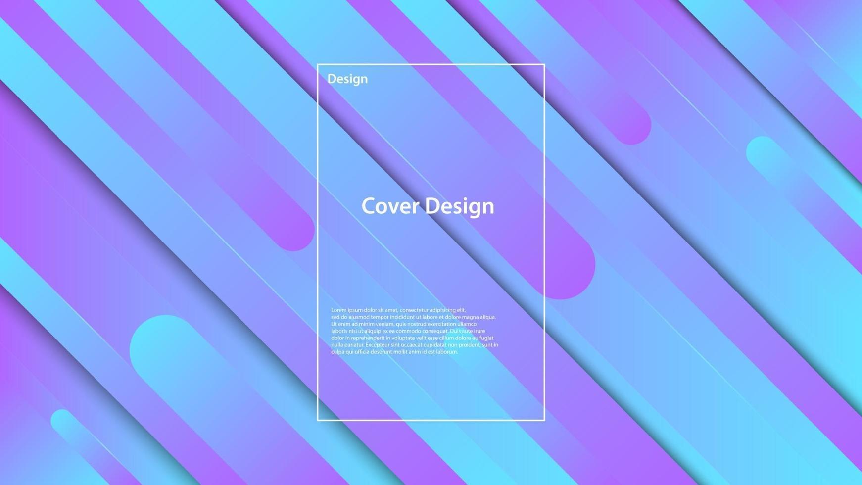 abstract geometry lines blue and pink background. vector illustration.