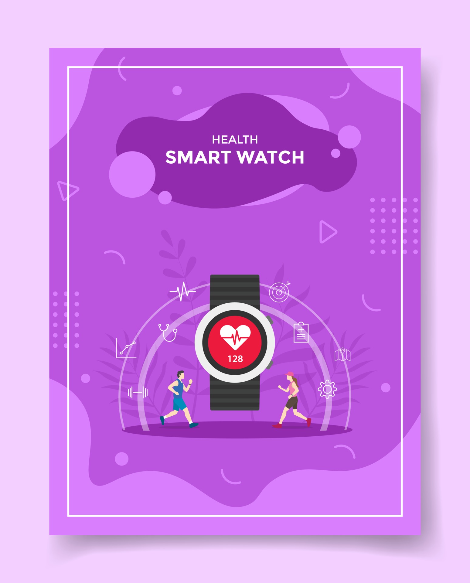 smart watch health tracker concept for template of banners 3421250 ... Circuit Diagram