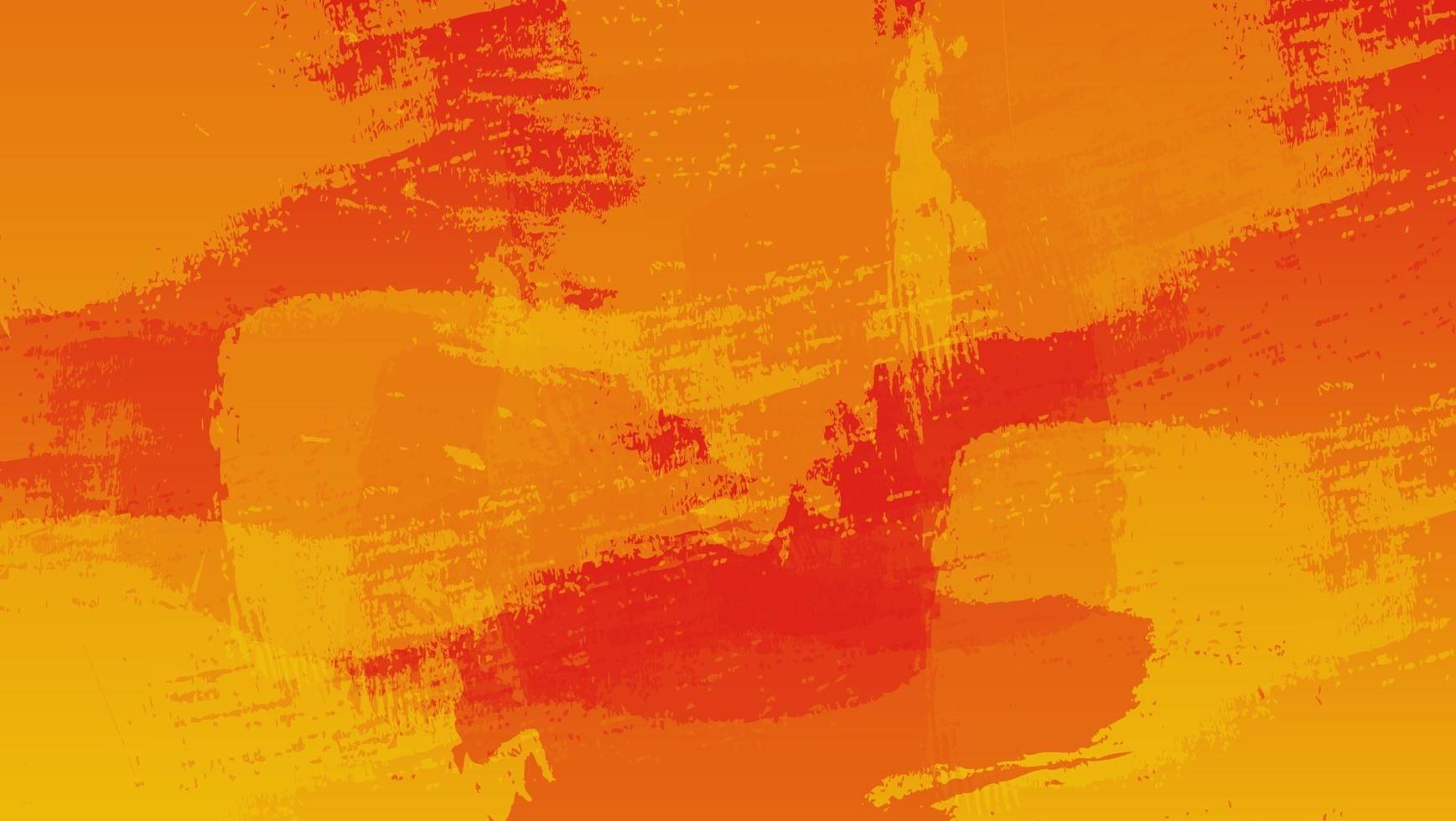 Abstract Vibrant Orange Grunge Texture Background vector