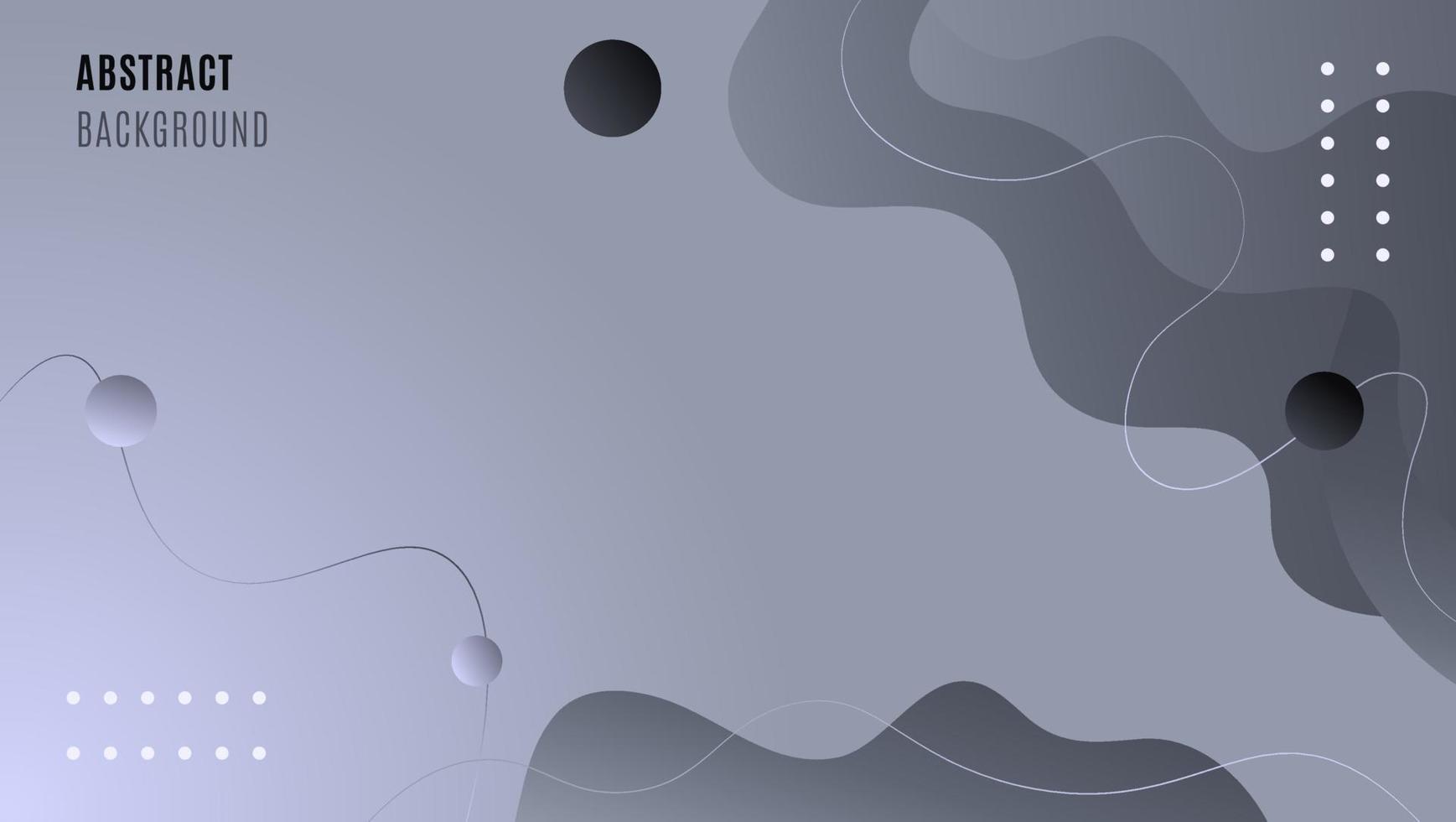 Abstract Dynamic Wave Gradient Grey Background vector