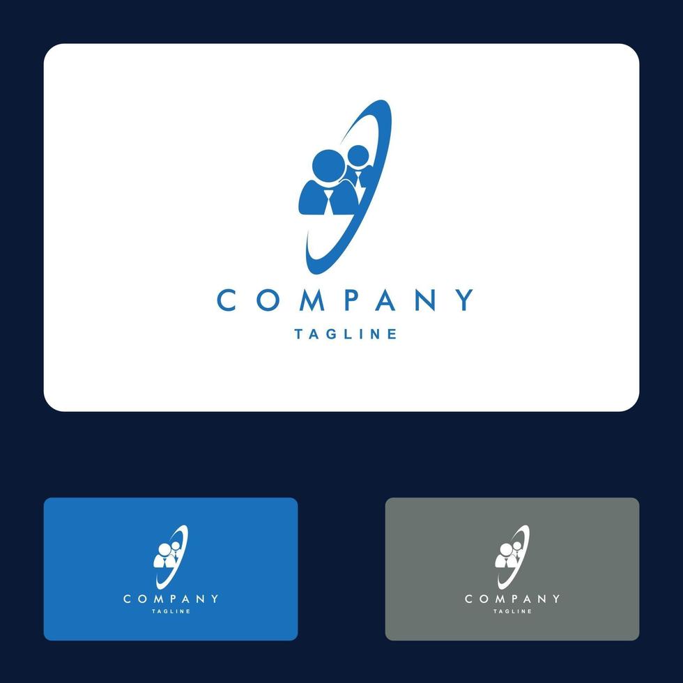 Community Groups people logo Set Vector Logo Design Template Elements