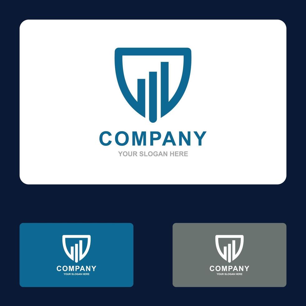 Finance and accounting logo set of vector charts icon illustration