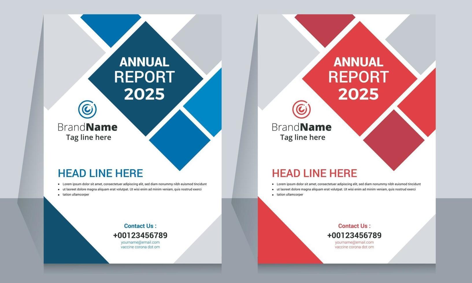 Creative Business Annual Report Template Flyer Design vector