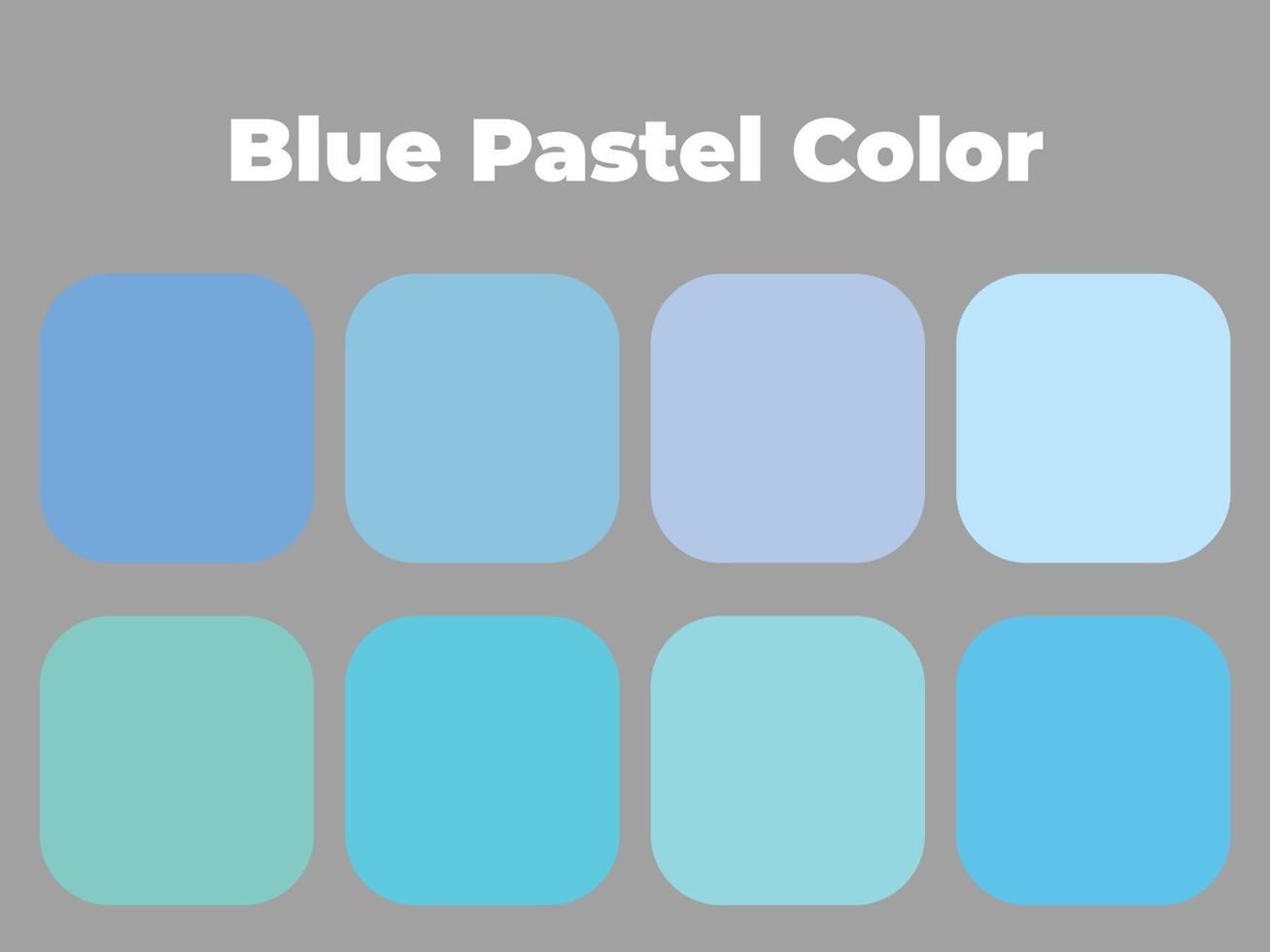 pastel colors, pastel blue color palette vector