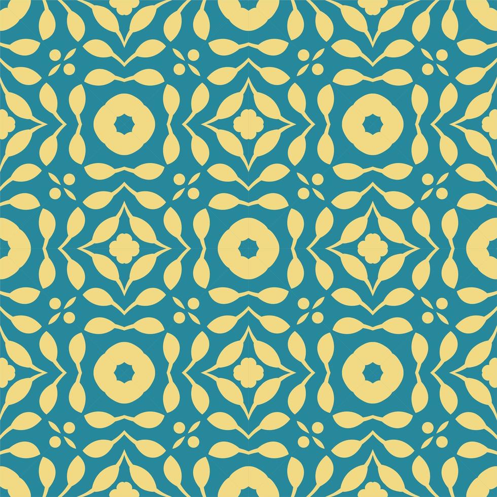 Two colors seamless abstract shape. Simple pattern ornament background vector