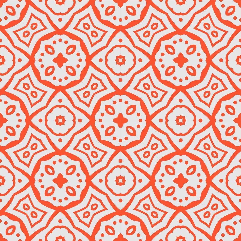 Two colors seamless abstract shape. Simple pattern ornament background vector