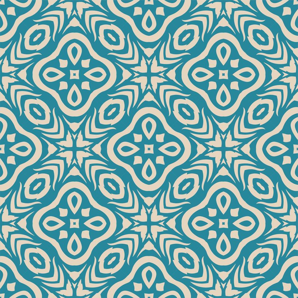 Two colors seamless abstract shape. Simple pattern ornament background vector