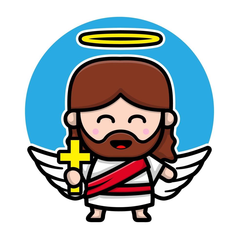 Cute jesus christ vector design