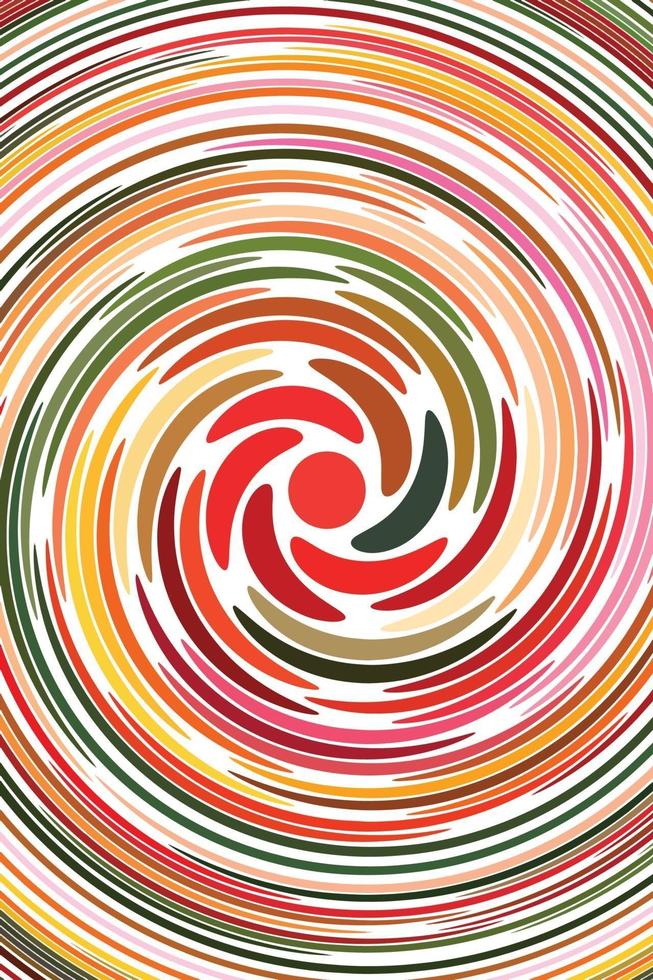 Swirl retro background vector