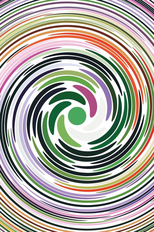 Swirl retro background vector