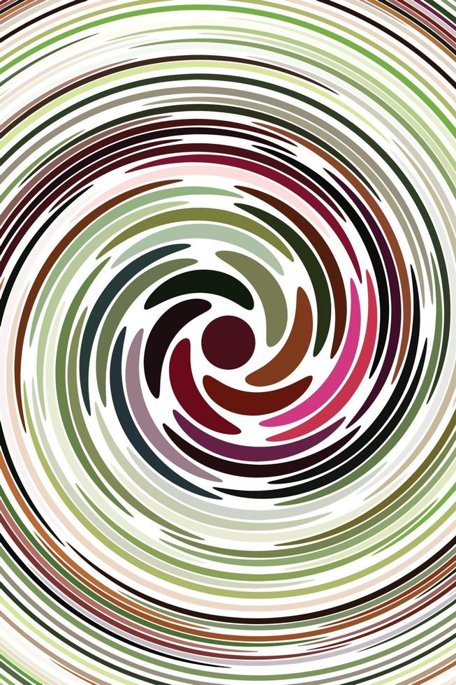 Swirl retro background vector