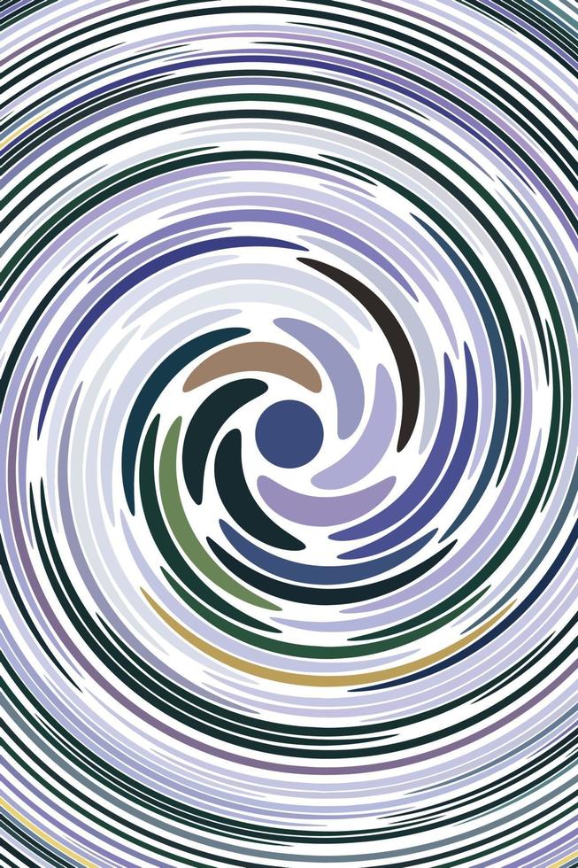 Swirl retro background vector