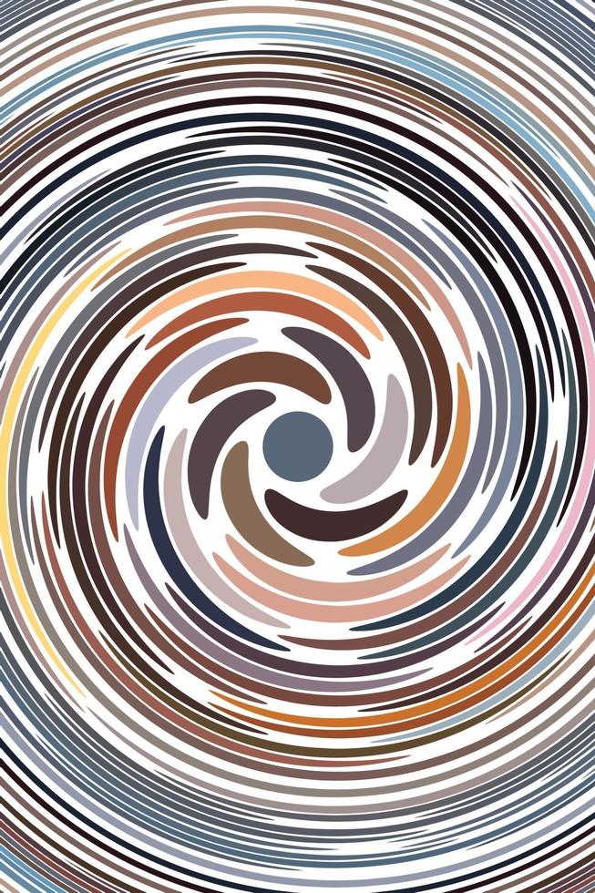 Swirl retro background vector