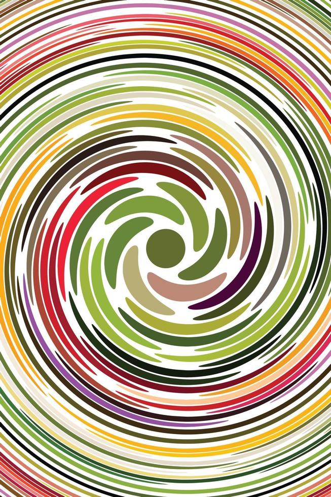 Swirl retro background vector