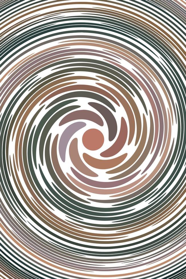 Swirl retro background vector