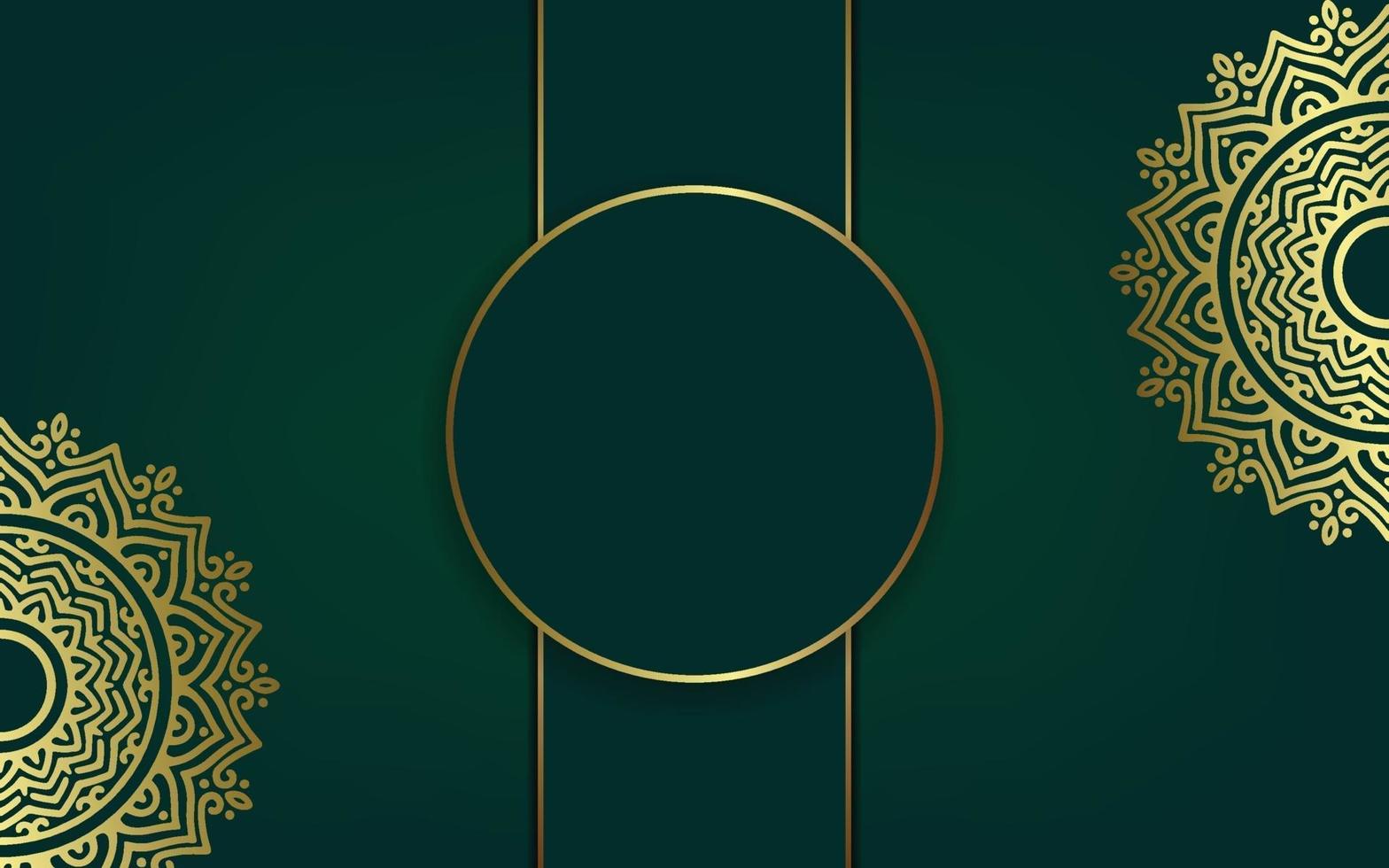Luxury mandala background vector