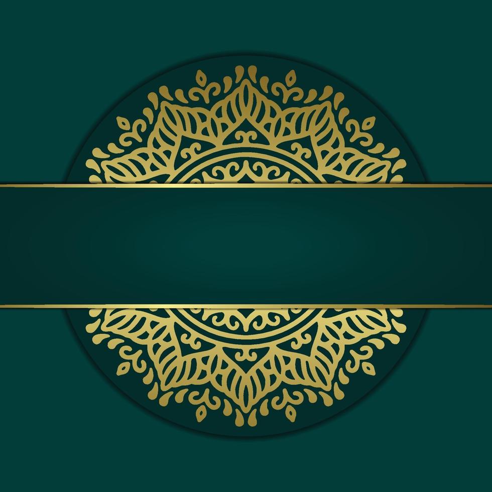 Luxury mandala decorative ethnic element background Premium Vector