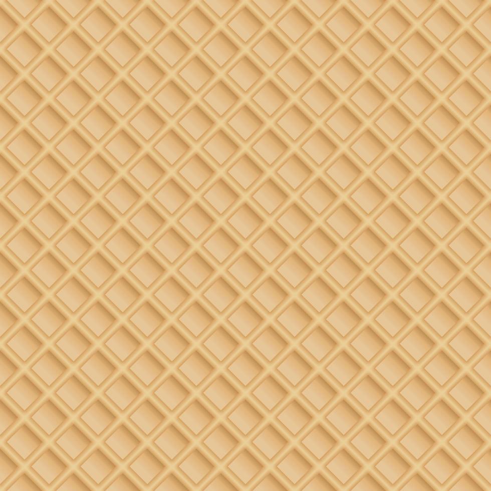 seamless wafer texture. waffle pattern vector