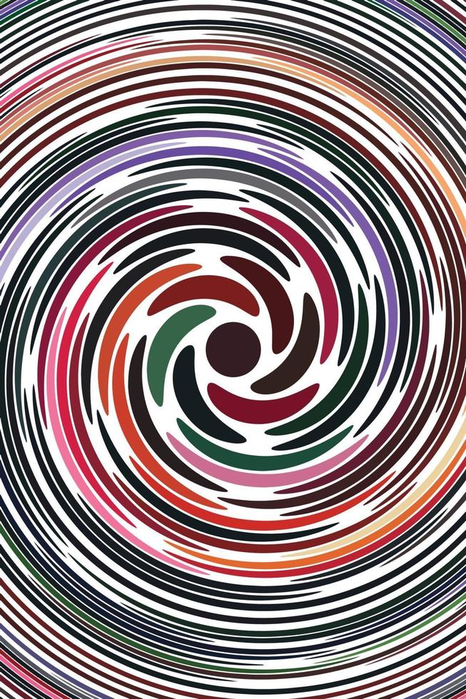 Swirl retro background vector