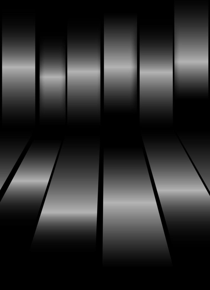 Abstract. Silver steel overlap layer on black background. Vector. vector