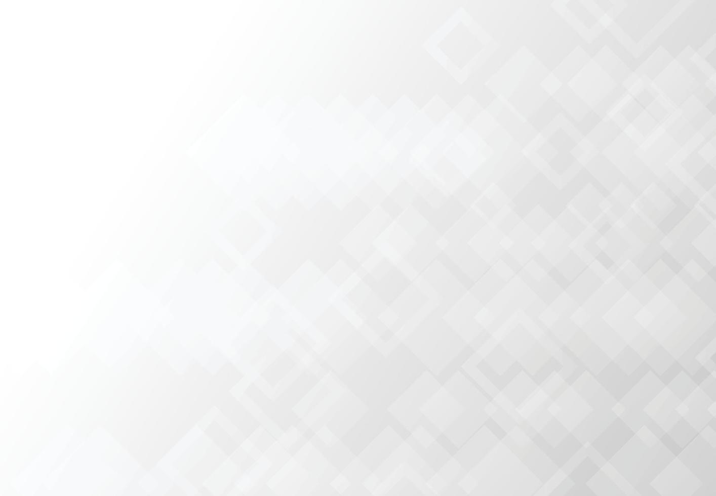 Abstract gradient white grey square pattern of technology background. vector