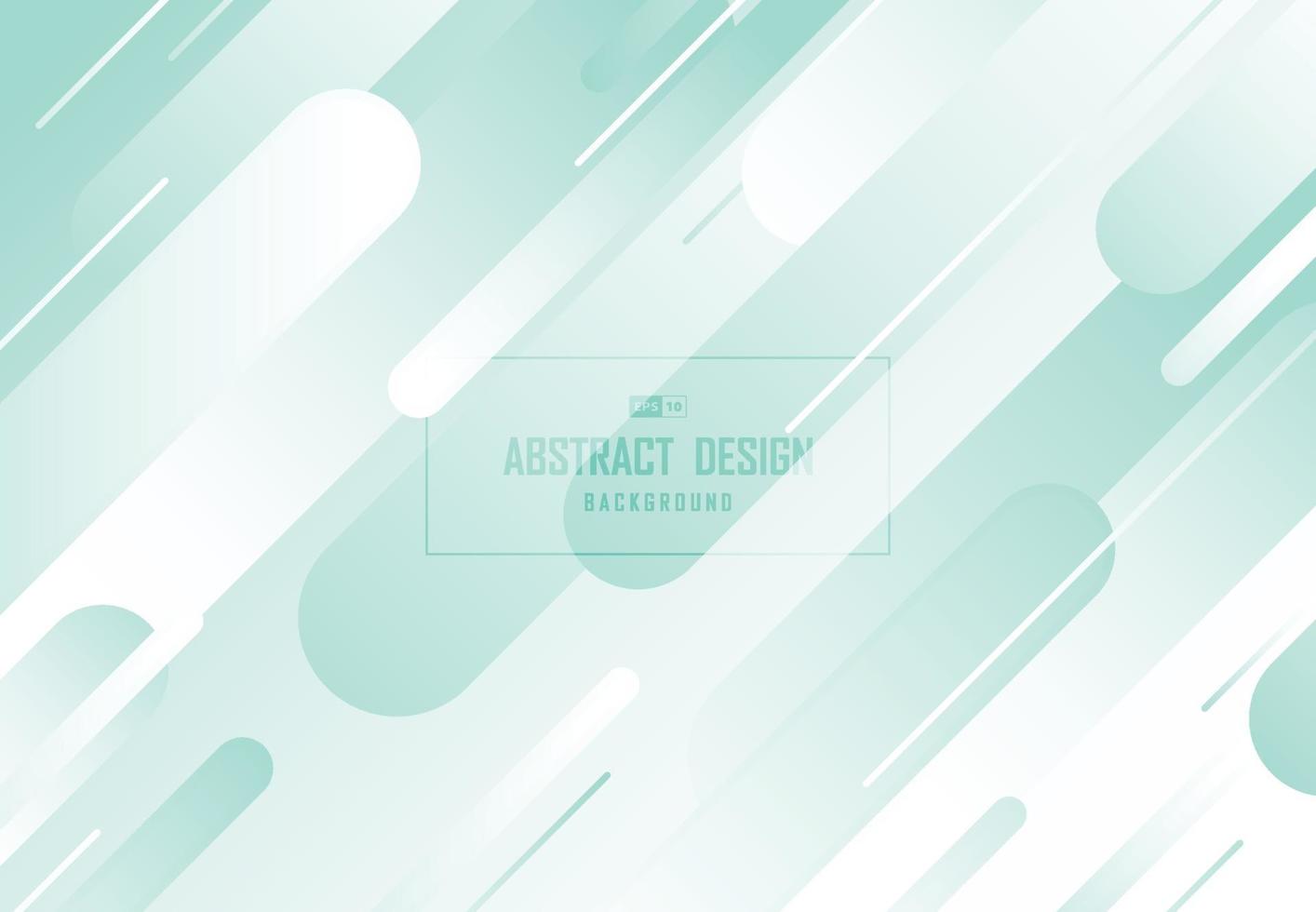 Abstract green mint design of line pattern decorative background. vector