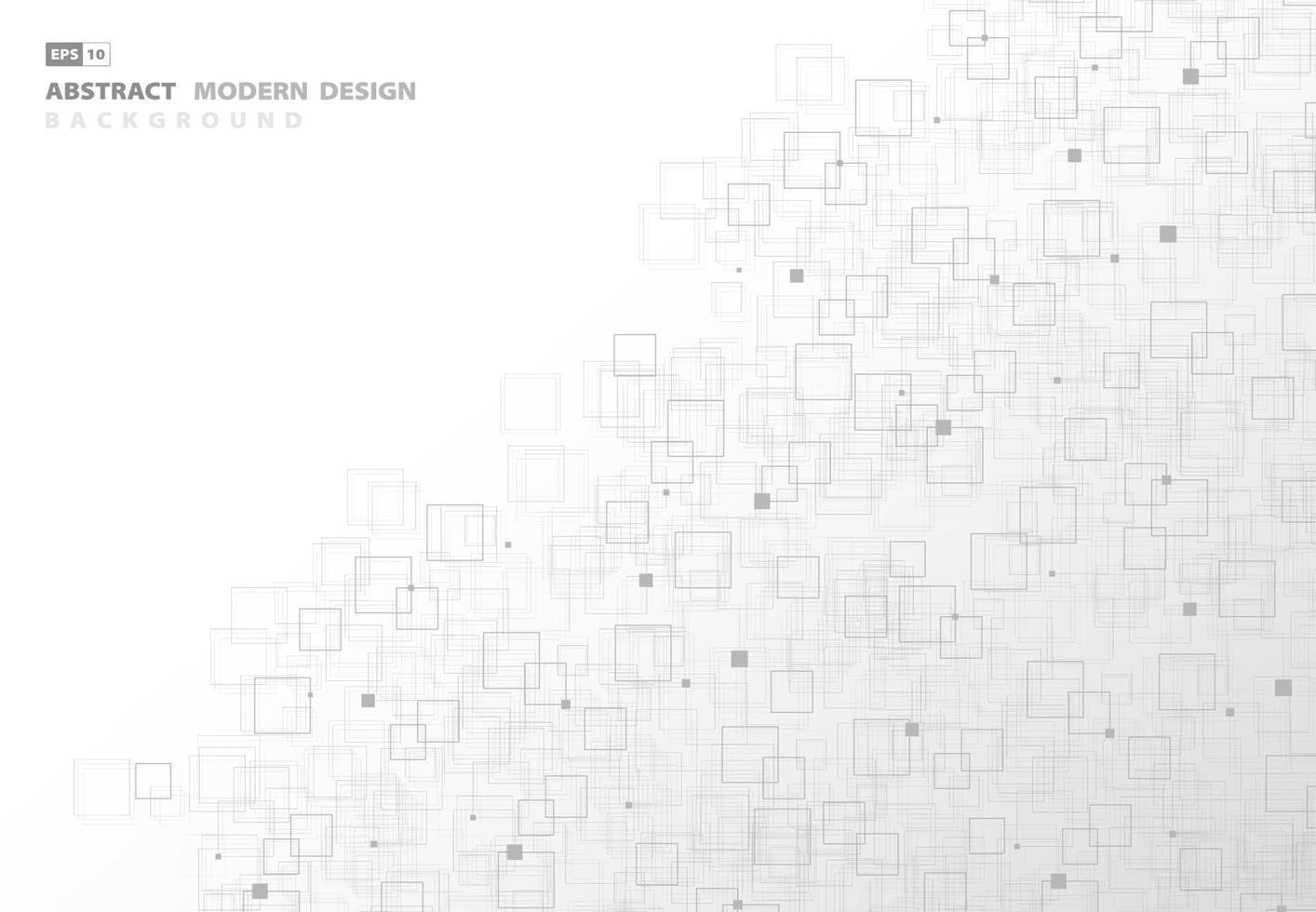 Abstract technology small square black pattern artwork background. vector