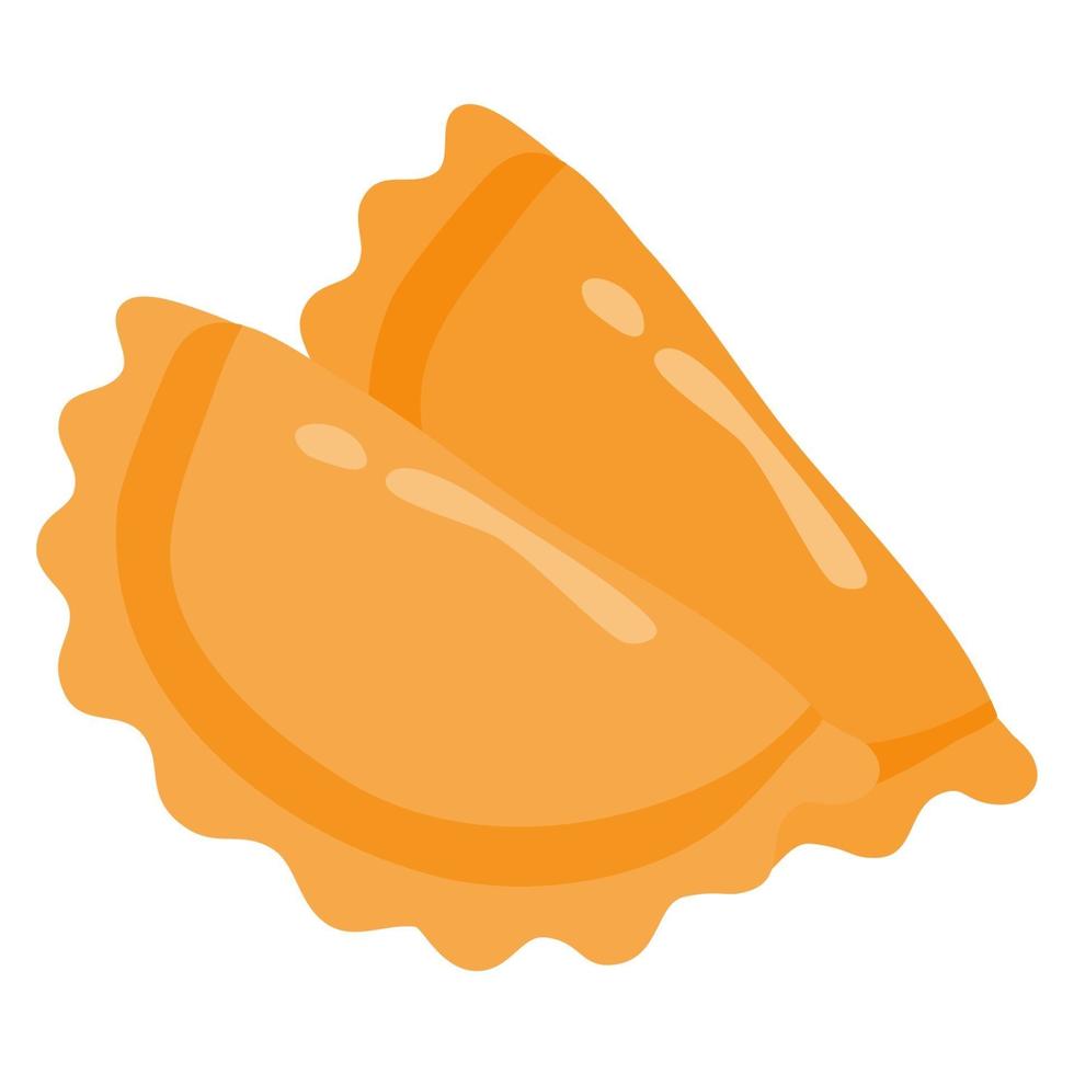 Empanada illustration concept vector