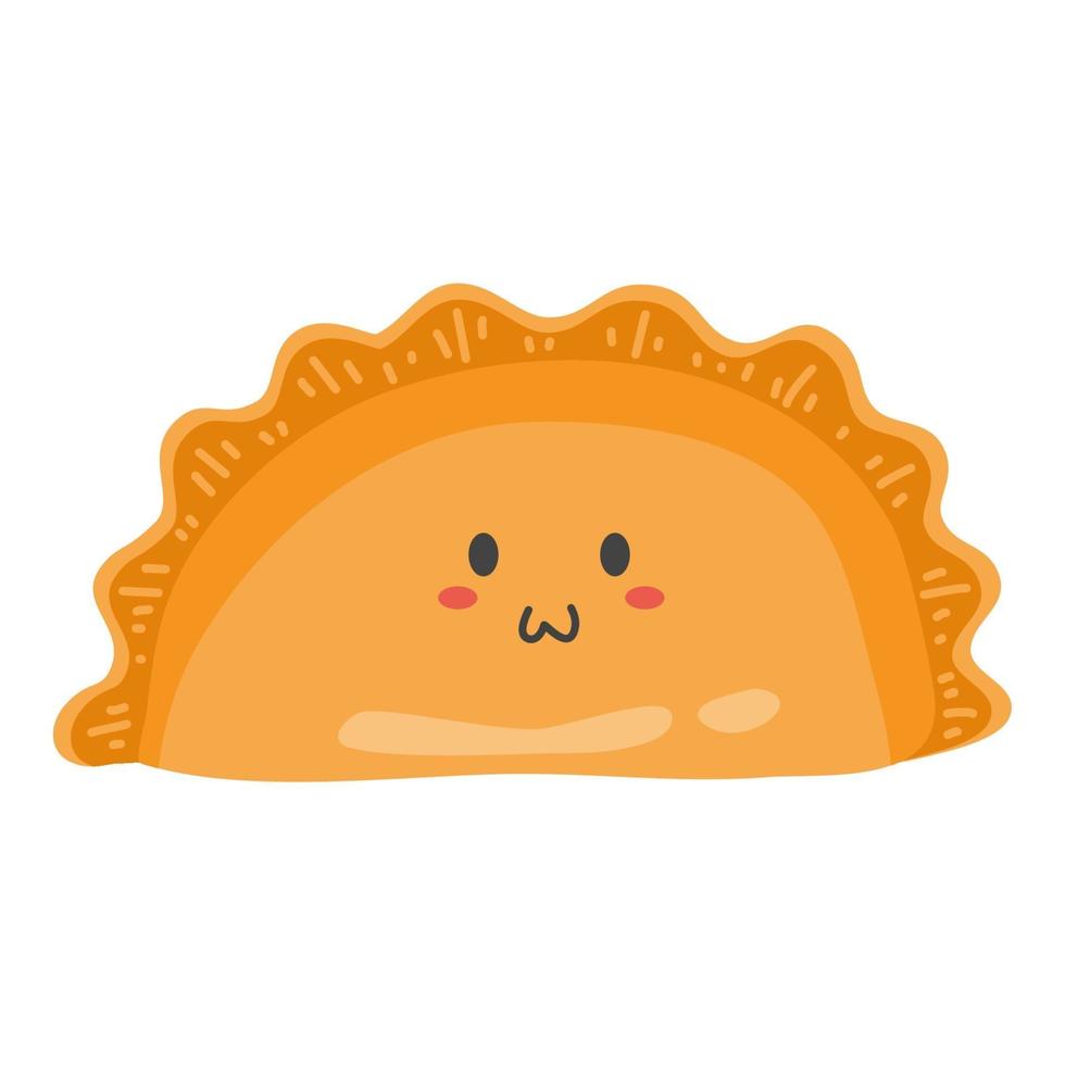 Delicious empanada illustration vector